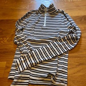 COPY - Aero quarter zip stripe shirt